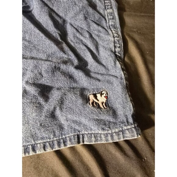 Big Dogs Mens Elastic Waist Denim Jean Shorts Big & Tall 4X Pockets 50 waist - Picture 2 of 3